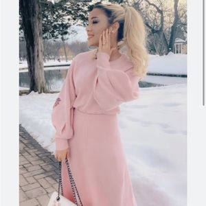 Loveshackfancy heart sleeve sweater Ashland